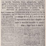 "Solidaridad Obrera" del 23 de julio de 1936.