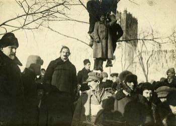 1921. El entierro de Piotr Kropotkin.